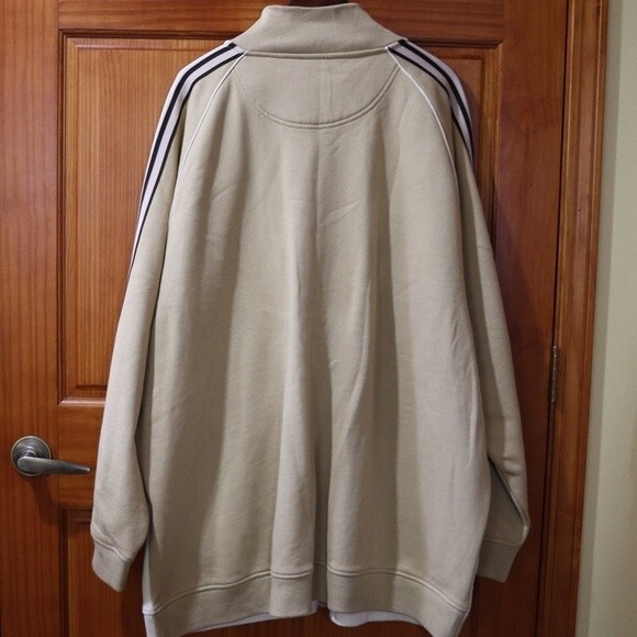 Enyce Tan & Cream Streetwear Full Zip Track Jacket Y2K HipHop Jacket 4X - Picture 13 of 14